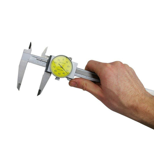 300mm machine dro dial caliper with metric yellow face