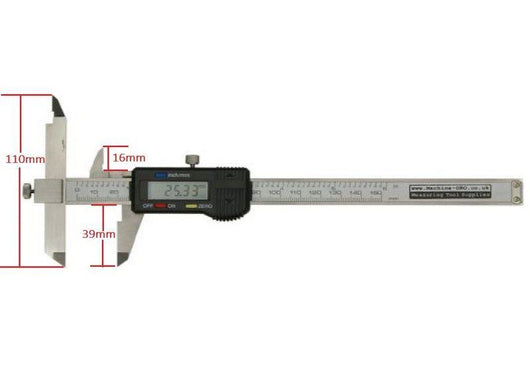 machine dro me cal of 150 digital caliper off set jaw 0 150mm 0 6 inch