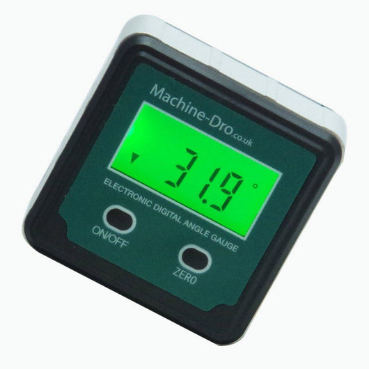 machine dro digital angle gauge with magnetic base and backlight