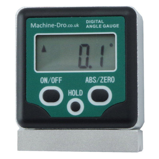 digital angle gauge with magnetic v groove base