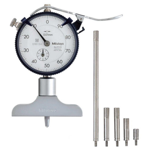 0 200mm mitutoyo 7211 dial depth gauge metric