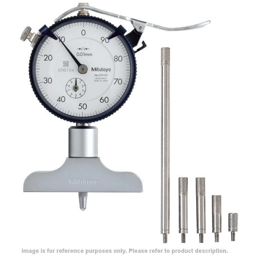 0 200mm mitutoyo 7212 dial depth gauge metric