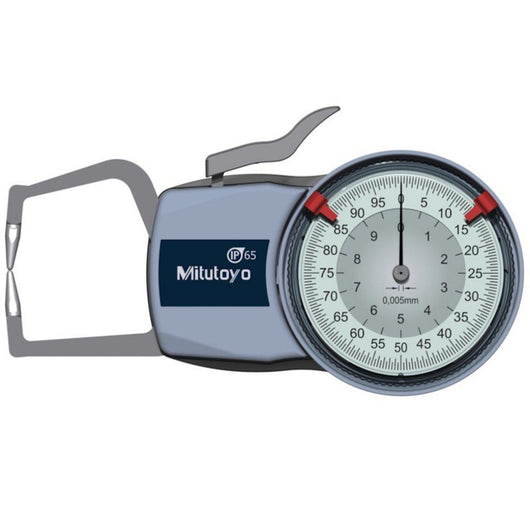 mitutoyo external dial caliper 0 10mm 0 005mm 209 402