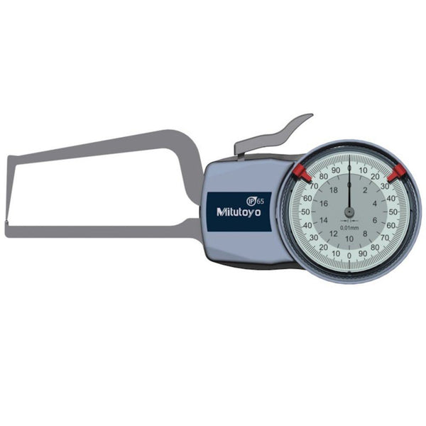 Mitutoyo External Dial Caliper 0-20mm 0.01mm 209-406