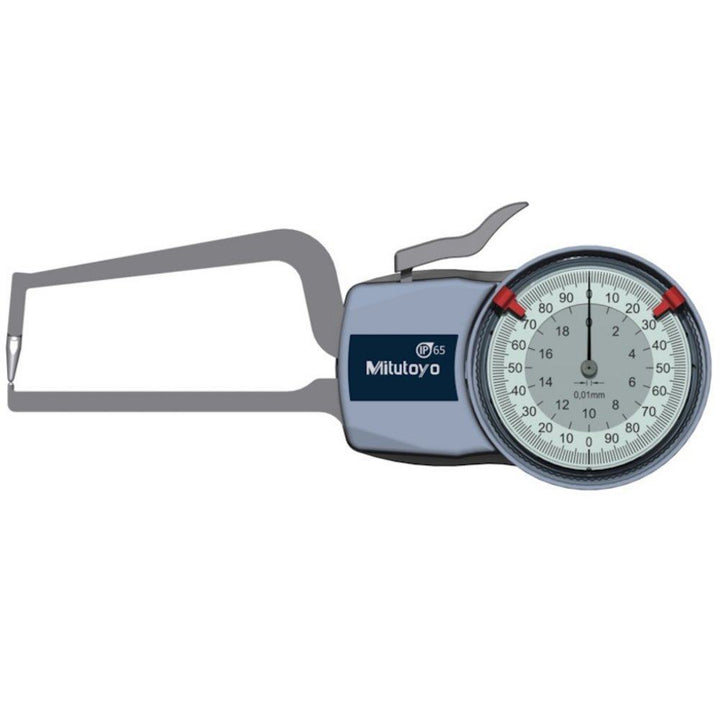 Mitutoyo External Dial Caliper 0-20mm 0.01mm 209-407