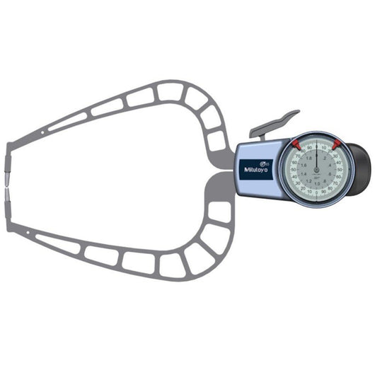 mitutoyo external dial caliper 0 2 0 001 209 916