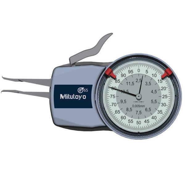 mitutoyo internal dial caliper gauge 2 5 12 5mm 0 005mm 209 300