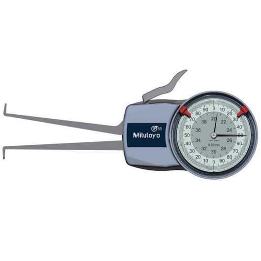 mitutoyo internal dial caliper gauge 20 40mm 0 01mm 209 303