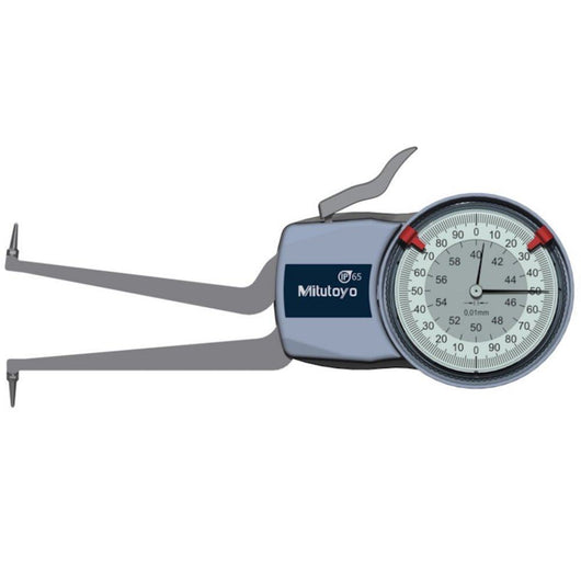 mitutoyo internal dial caliper gauge 40 60mm 0 01mm 209 305