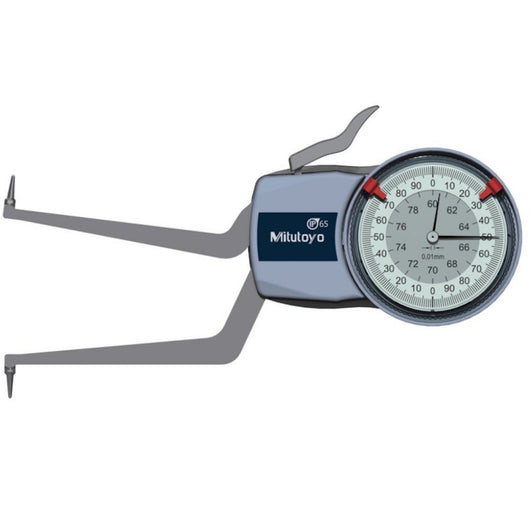 mitutoyo internal dial caliper gauge 60 80mm 0 01mm 209 307