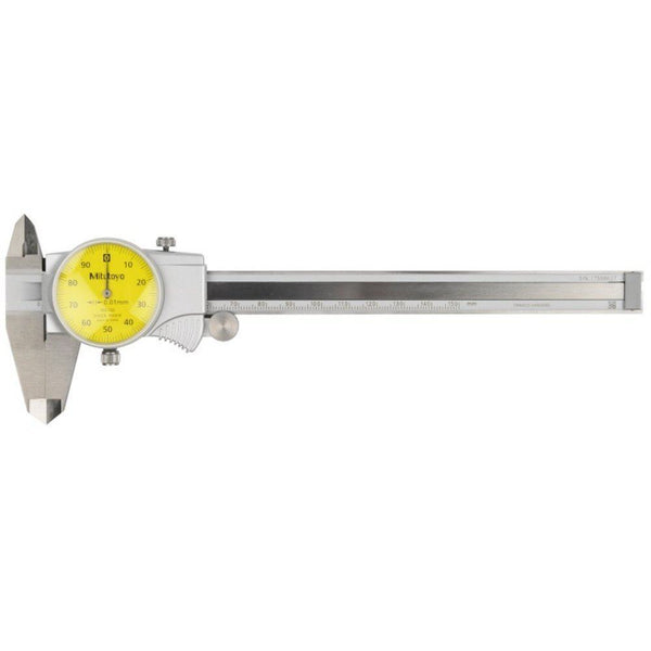 Mitutoyo 505 Series Dial Caliper 0-150mm 0.01mm 1mm/rev. Metric 505-732