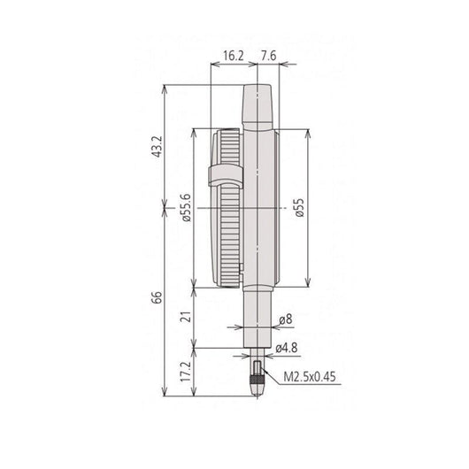 mitutoyo standard one revolution dial indicator 1mm