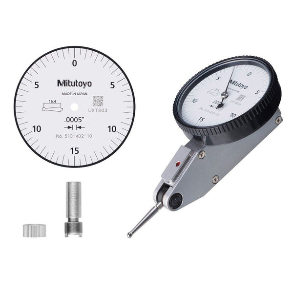 mitutoyo dial test indicator horizontal type 0 03 0 0005 9 2mm stem 513 402 10e