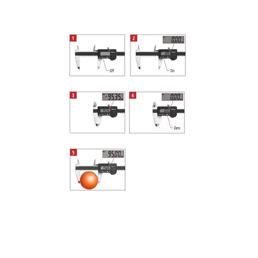 mitutoyo 500 171 20 standard digital caliper series 500 0 150mm 0 6