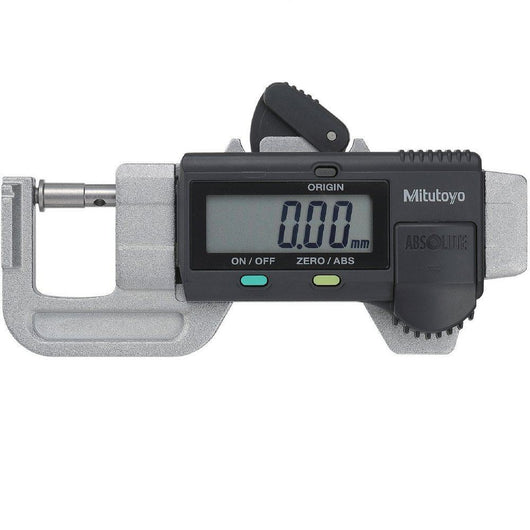 mitutoyo abs aos thickness gauge quick mini 0 0 5 inch metric 700 118 30