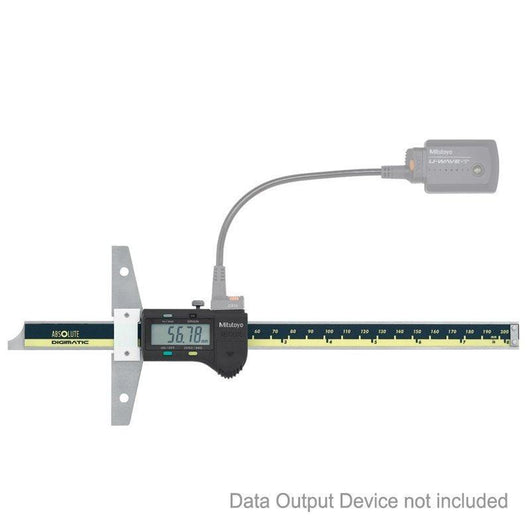 150mm 6 mitutoyo 571 211 30 absolute digimatic depth gauge with spc output