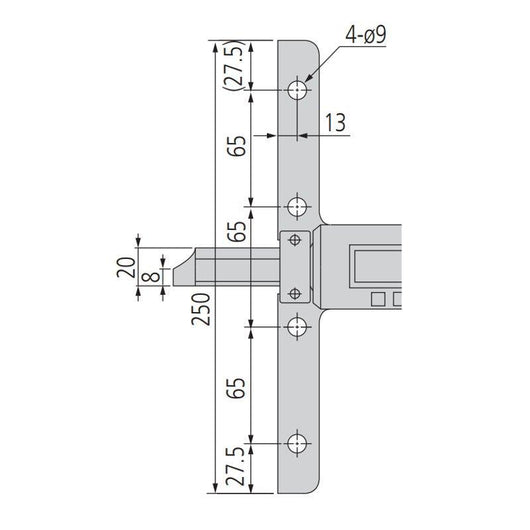 0 1000mm 0 40 mitutoyo 571 217 10 absolute digimatic depth gauge spc data output