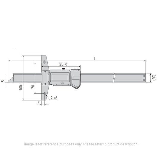 0 150mm 0 6 mitutoyo 571 261 10 absolute digimatic coolant proof depth gauge ip67