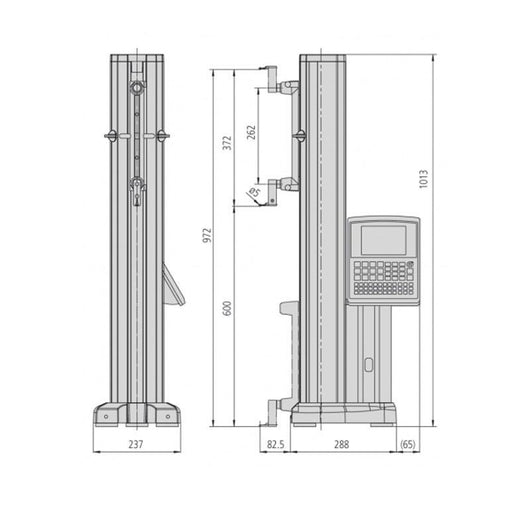 mitutoyo mit 518 342e 21 digital measuring digital height gauge series 518 600mm 24 inch