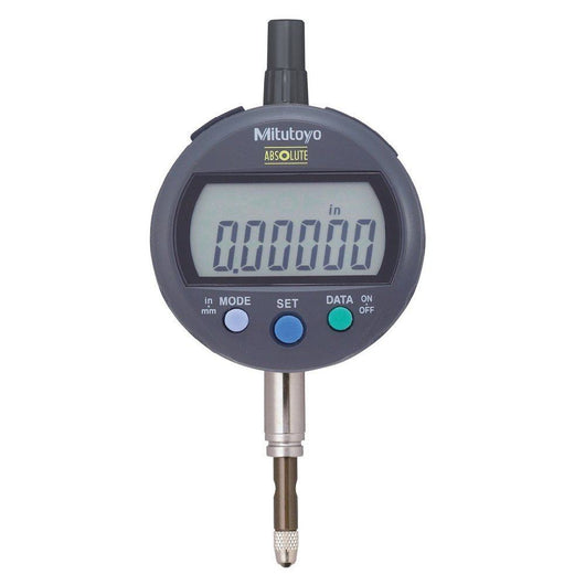 mitutoyo digital indicator id c low force inch metric 0 5 0 00005 flat back 543 395b