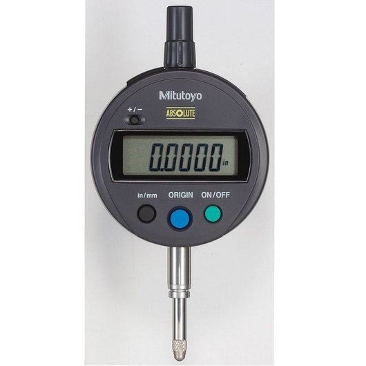 mitutoyo digital indicator id s inch metric 0 5 0 0005 flat back 543 782b