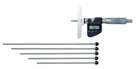 0 300mm 0 12 mitutoyo 329 351 30 digimatic interchangeable rod depth gauge spc data output