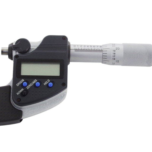 0 25mm 0 1 digital micrometer coolant proof ip65 ratchet stop