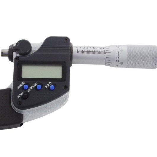 0 25mm 0 1 digital micrometer coolant proof ip65 ratchet thimble