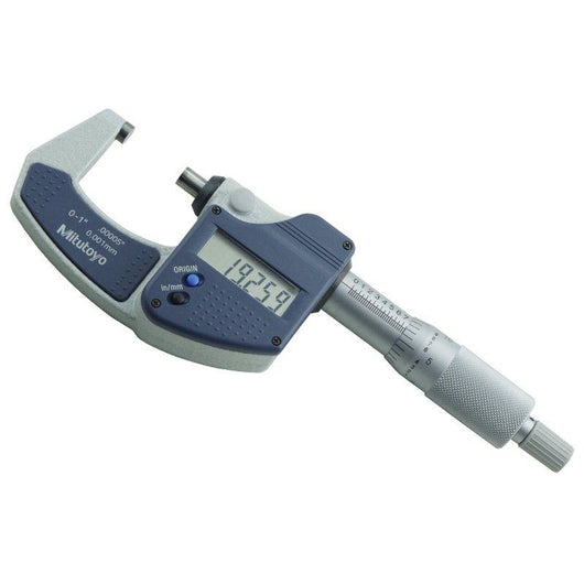 0 25mm 0 1 mitutoyo digital micrometer ratchet stop