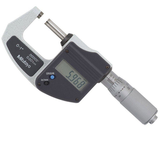 0 25mm 0 1 mitutoyo digital micrometer friction thimble 293 832 30 2