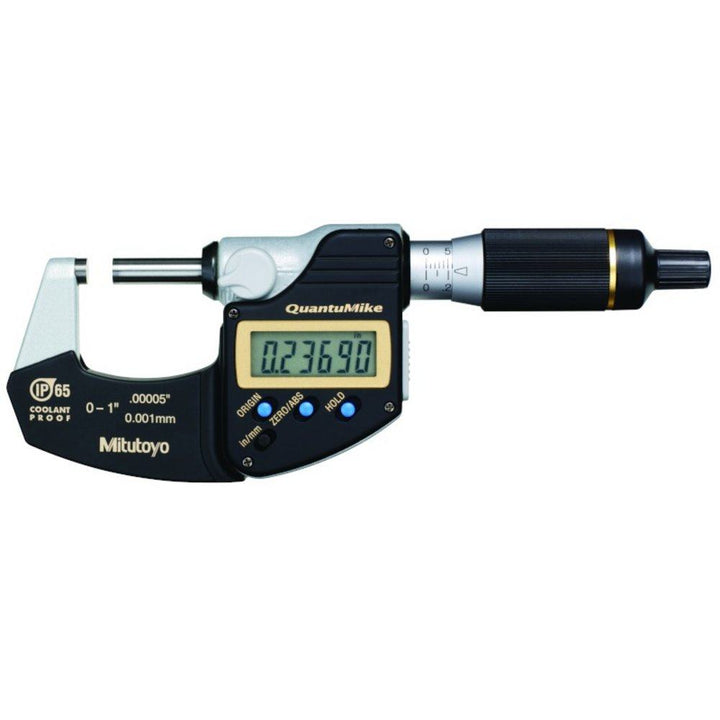 Mitutoyo Digital Micrometer QuantuMike IP65 Inch/Metric 0-25mm (0-1") 293-180-30