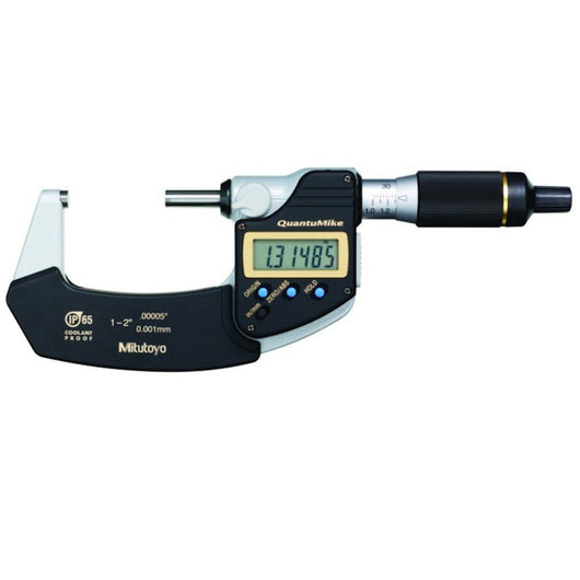 mitutoyo digital micrometer quantumike ip65 inch metric 25 50mm 1 2 293 181 30