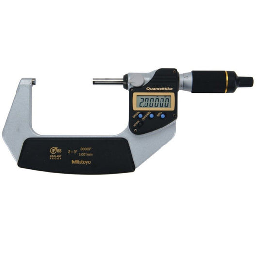 mitutoyo digital micrometer quantumike ip65 inch metric 50 75mm 2 3 293 187 30