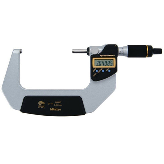 mitutoyo digital micrometer quantumike ip65 inch metric 0 25mm 0 1 293 188 30