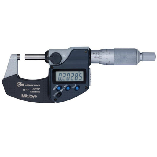 mitutoyo digital micrometer ip65 inch metric 0 1 with output 293 330 30