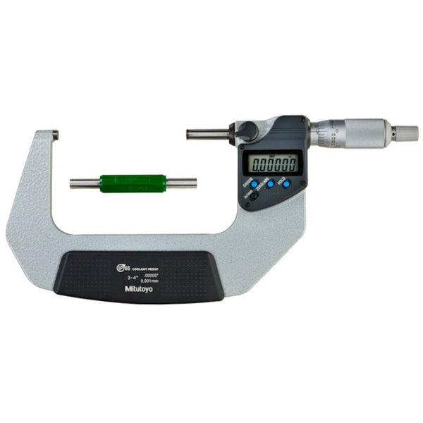 Mitutoyo Digital Micrometer IP65 75-100mm (3-4") Digimatic 293-343-30 Coolant Proof