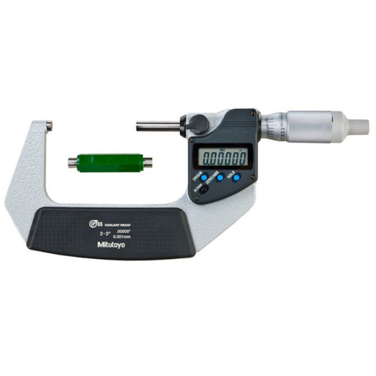 mitutoyo digital micrometer ip65 50 75mm 3 3 digimatic 293 346 30 coolant proof