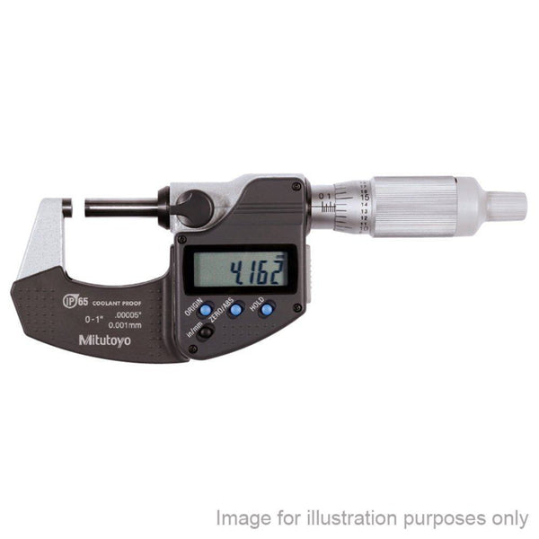 mitutoyo digital micrometer ip65 75 100mm 3 4 digimatic 293 347 30 coolant proof