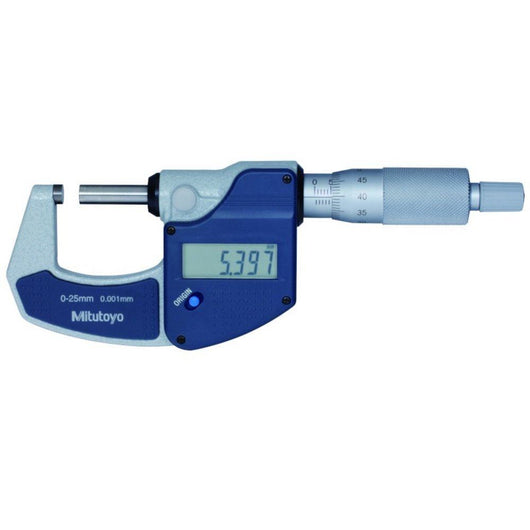 mitutoyo digital micrometer 0 25mm w o data output 293 821 30