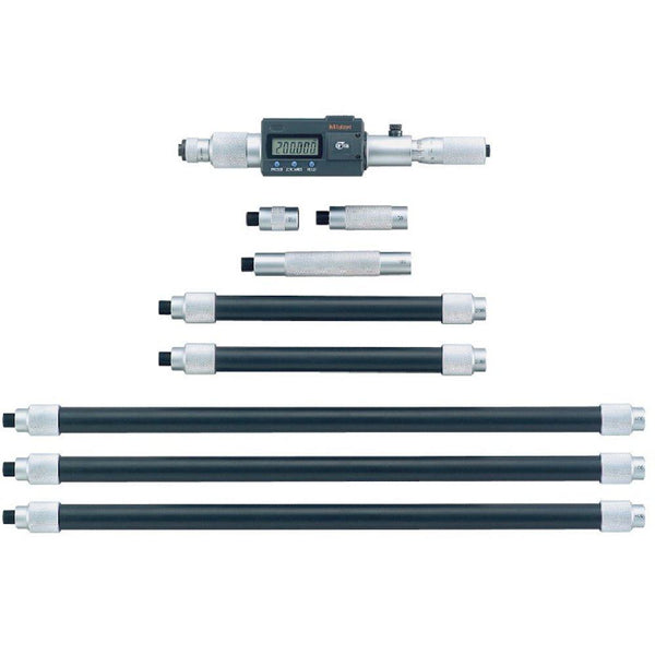 Mitutoyo Digital Tubular Inside Micrometer (Pipe) Inch/Metric 8-80" IP65 incl. 8 Rods 339-304