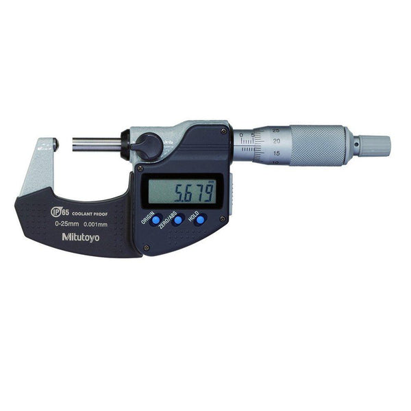 Mitutoyo Digital Tube Micrometer Spherical Anvil Inch/Metric 3-4" IP65 395-354-30