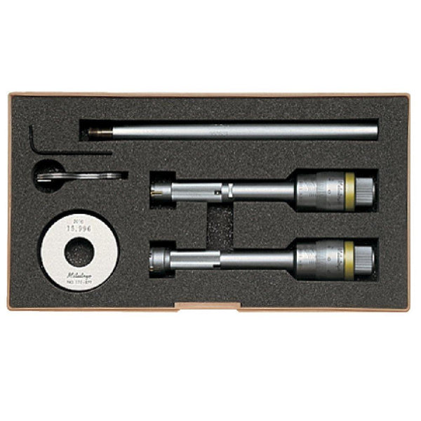 mitutoyo 3 point internal micrometer holtest set 12 20mm 2 pcs 368 912