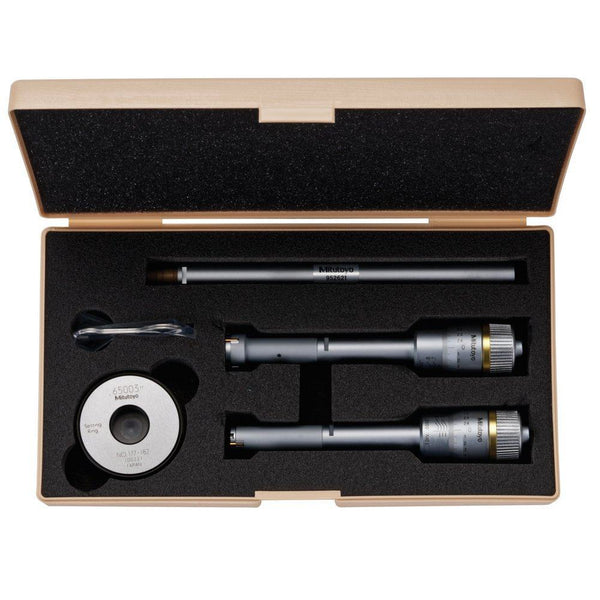 mitutoyo 3 point internal micrometer holtest set 0 5 0 8 2 pcs 368 917