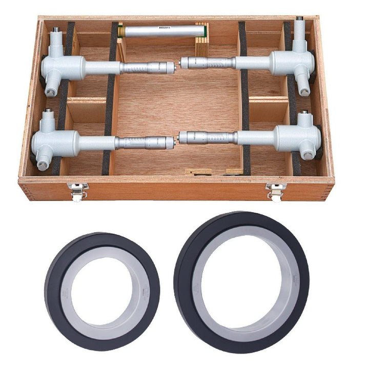 Mitutoyo 3-Point Internal Micrometer Holtest Set 100-200mm (4 pcs.), Economy Set 368-994