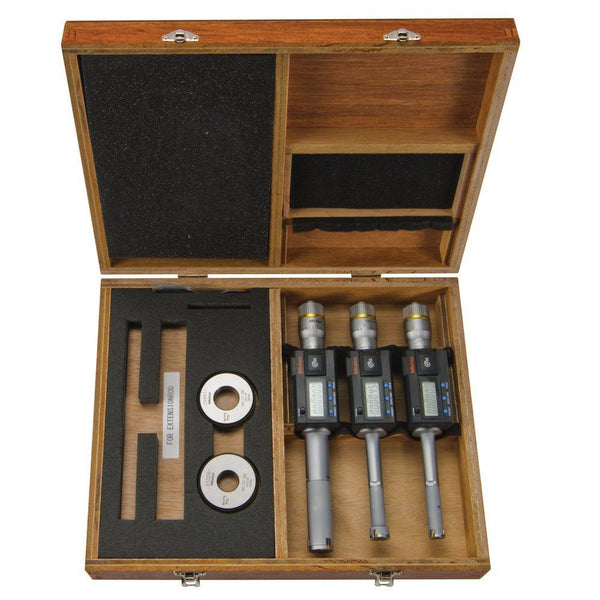 mitutoyo digital 3 point internal micrometer set 0 5 1 complete unit ip65 tin 468 987