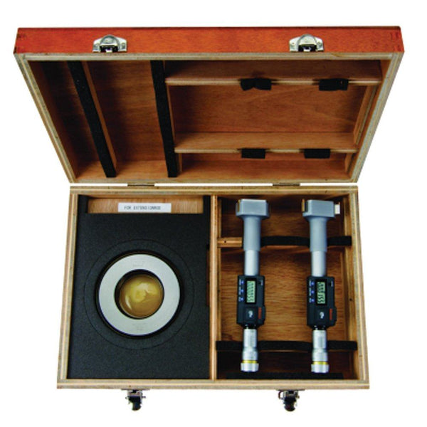 Mitutoyo Digital 3-Point Internal Micrometer Set 3-4" Complete Unit IP65 TIN 468-990