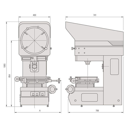 mitutoyo pj a3000 profile projector