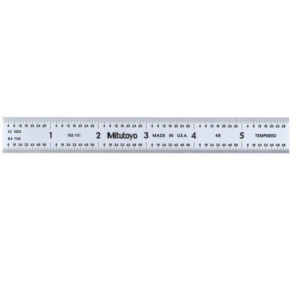 mitutoyo steel rule wide rigid rule 6 inch 182 101