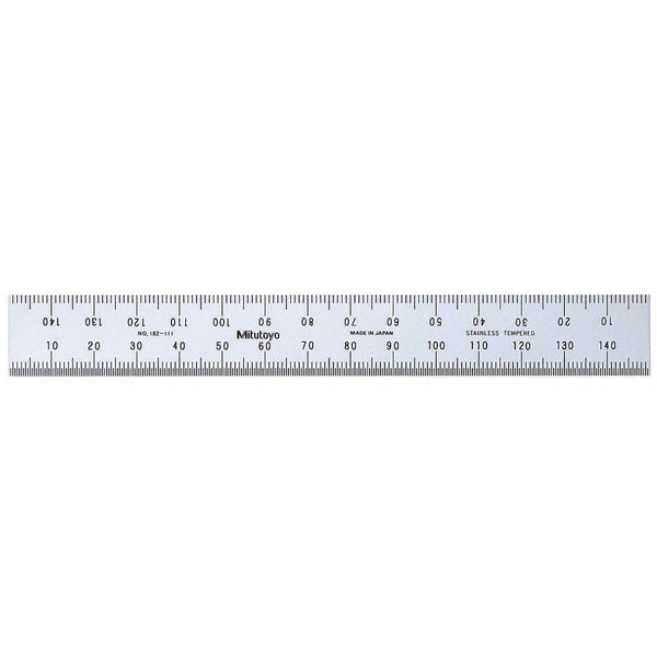 Mitutoyo Steel Rule Wide Rigid Rule 150mm Metric 182-111