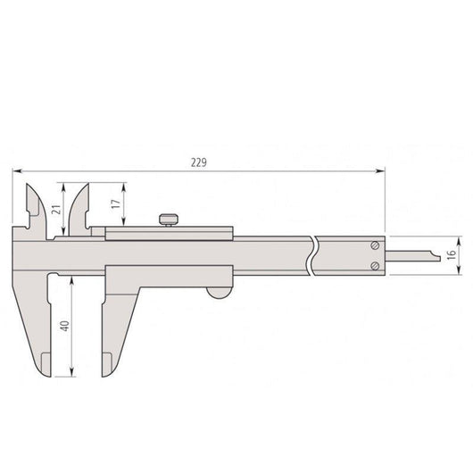 mitutoyo 530 101 standard vernier caliper series 530 0 150mm 0 6